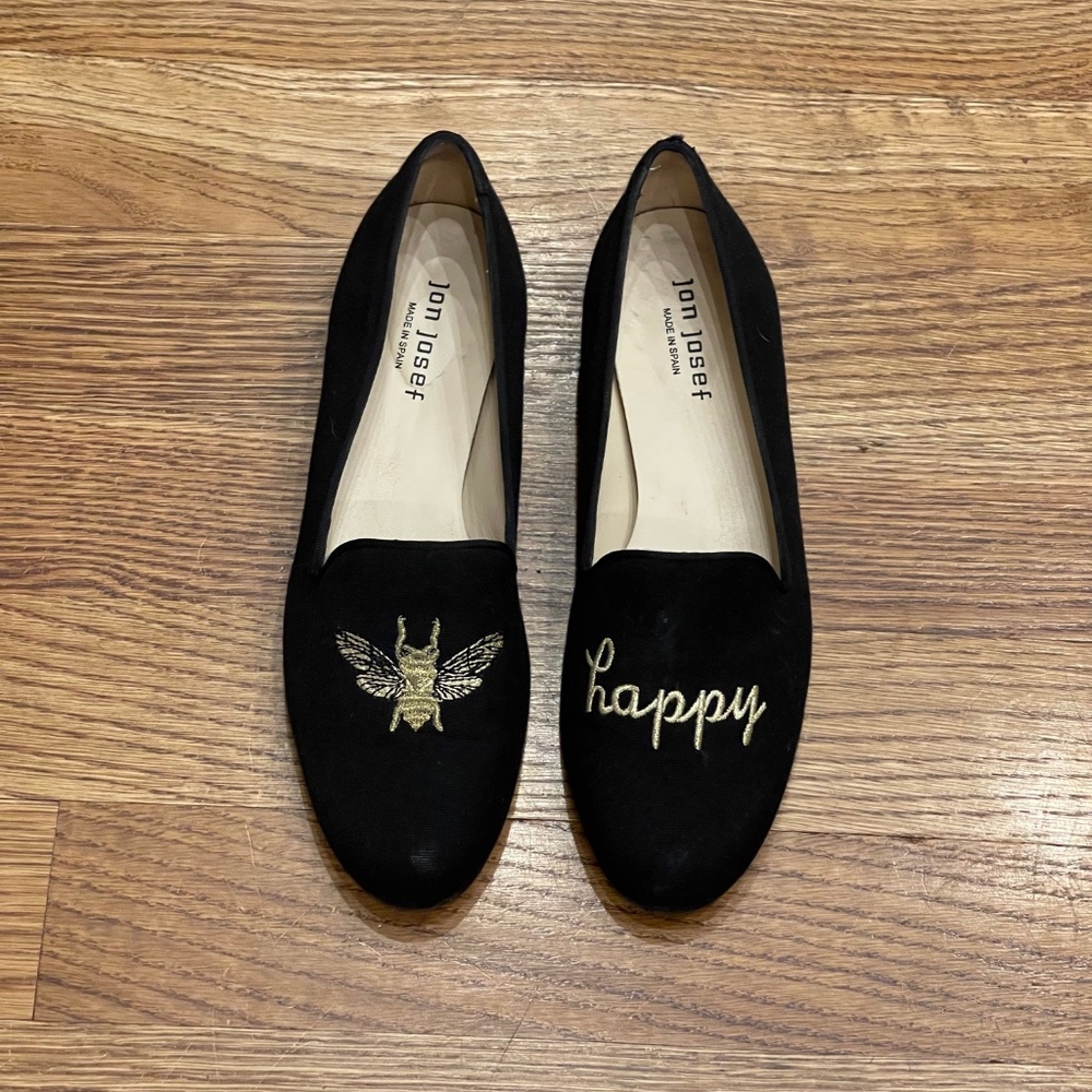 Jon Josef Gatsby Bee Happy Flat, Size 9